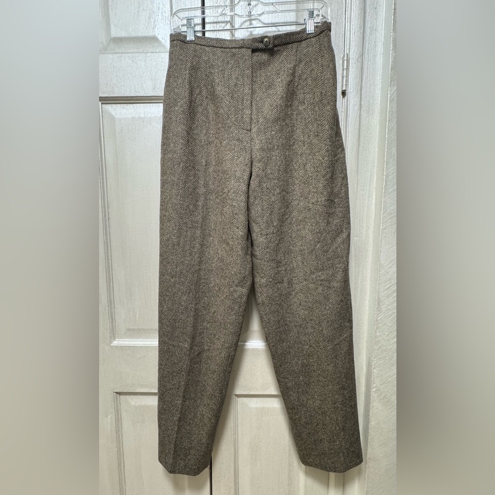 Classic Brown Straight Leg Women's Pants